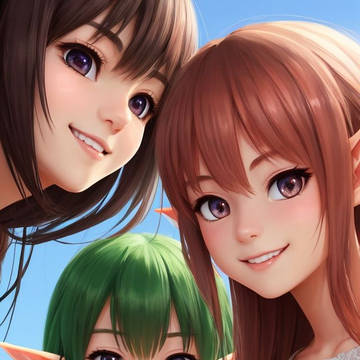 エルフ娘３人　パート８６
