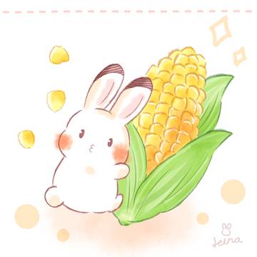 ぷうちゃんと、とうきび✨