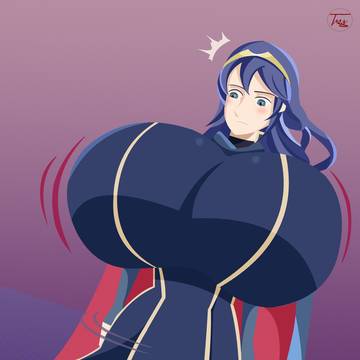 青い膨らみ