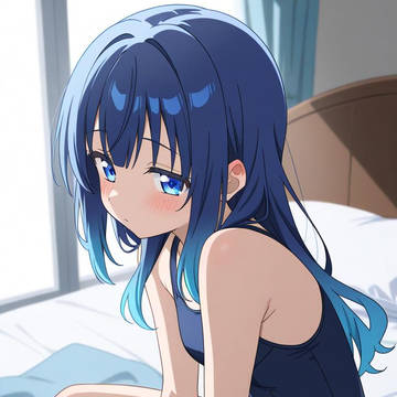 青髪の妹