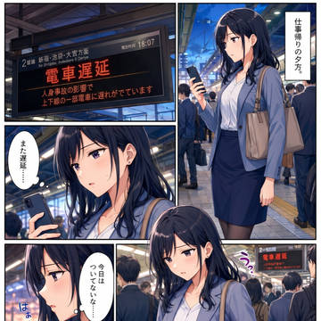 電車が遅延してしまって