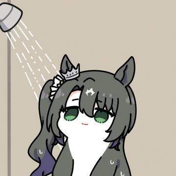 クラウンイタチのシャワーシーン