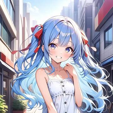 お題：青髪