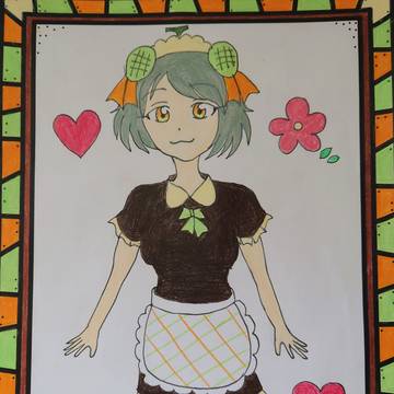メロン擬人化