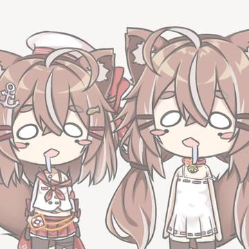 ヨダレを垂らす猫たち