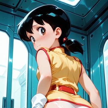 エウーゴの女子高生しずかちゃんのパンツ