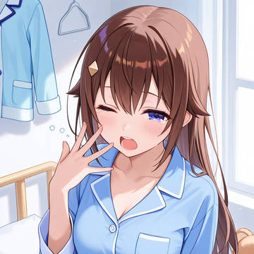 寝起きのそら