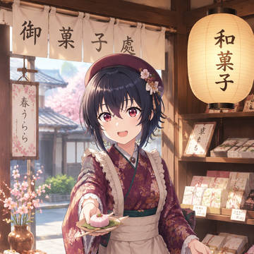 朝凪海ちゃん　バイト中(3種類)