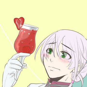 山縣さん生誕祝い絵『面映ゆくなる贈り物』