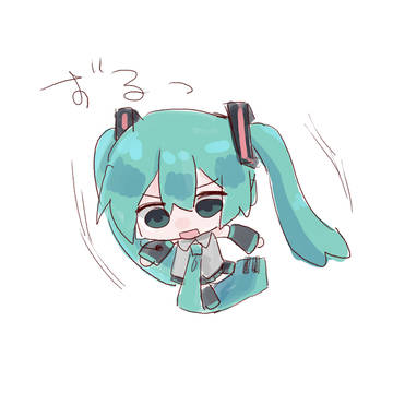 ネクタイがでっかくなった初音ミク2