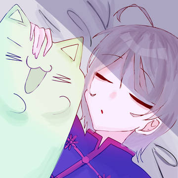 リクエストしてくれた、寝ているまどかくんです！