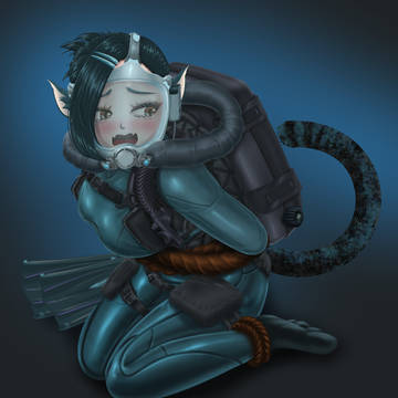 縛り猫娘