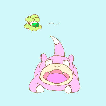 ヤドンとモンメン