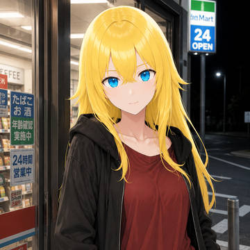 休日土曜の夜