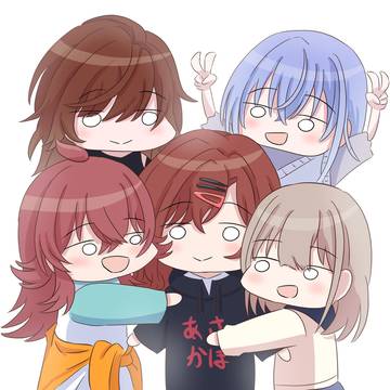 ぬい達の歓迎イラスト