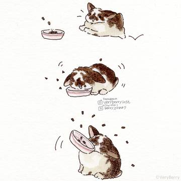 📖うさぎさんの3コマ漫画 No.33