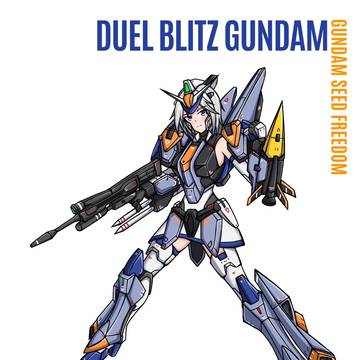 MS Girl Duel Blitz Gundam