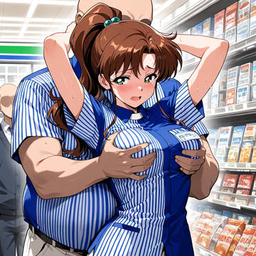 コンビニで
