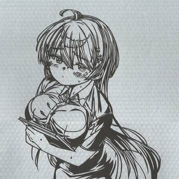 切り絵　鶸村ひより