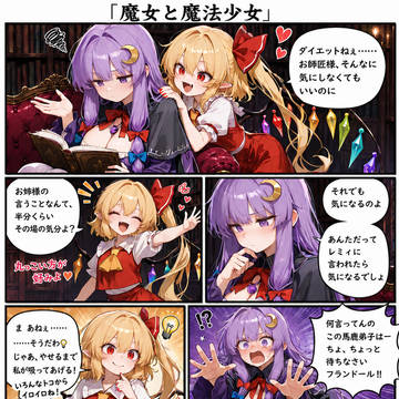 魔女と紅魔館の面々・5 魔女と魔法少女