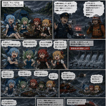 チルノの川流れ