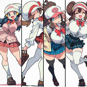 DSポケモン主人公ギャルズ
