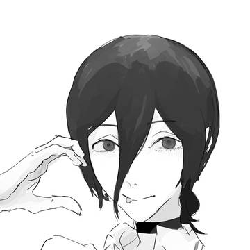蕾塞和姬野侧脸