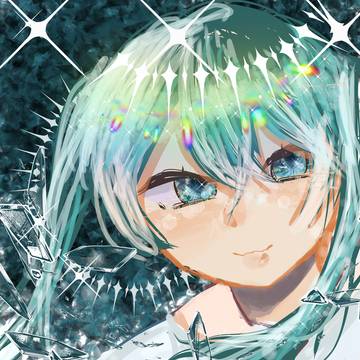 高1作 題名 アイコンタクト