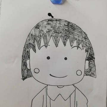 ちびまる子ちゃんを私が描いてみた。