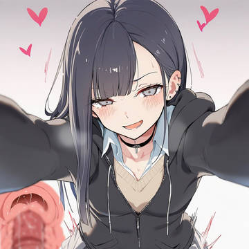 黒髪ロングちゃん