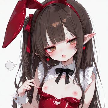 白エルフ バニー2