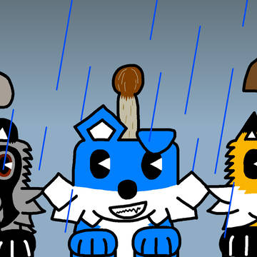 梅雨なのでオリキャラにキノコ生やしてみた
