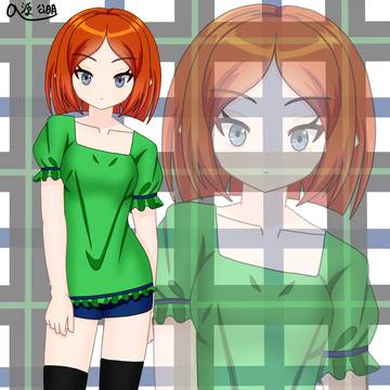 源朱理(みなもとしゅり(小赤))私服156パターン目