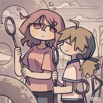 もがわ先生とすみだちゃん