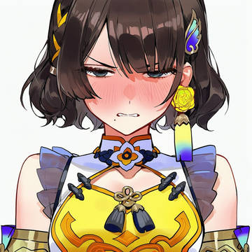 司賀りこ 赤面顔 (※流血注意)