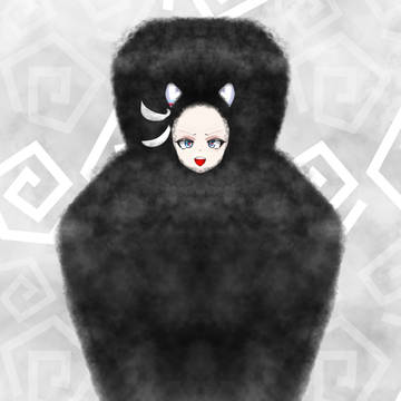カツラギエース アフロだるま化 【skeb常時受付中】
