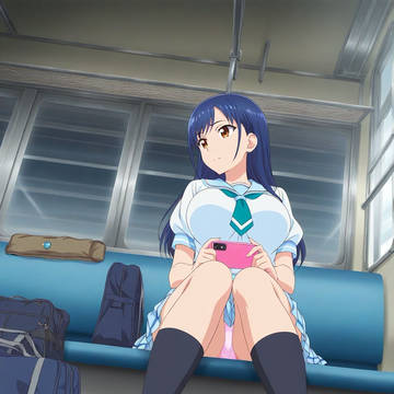 【豪華583名】痴〇電車プレイ「あんっ!やめてください…」巨乳女