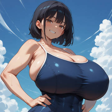 今日のムチムチスクール水着少女 その39