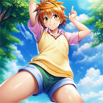 【AI】空前の男子半ズボンブームの世界線598