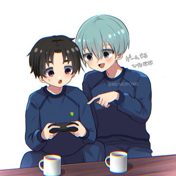 ゲームしてるひおなな⋆͛🎮⋆͛