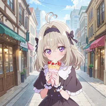 たまにはアイス以外もね。(森亜るるか)