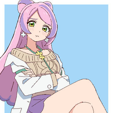 呆れるミモザ