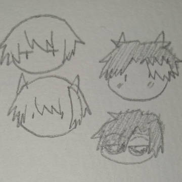 ※ミライの手描きです