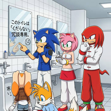 チームソニック探偵団 - 《トイレ落書き事件》編