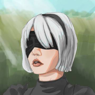 2B from Nier Automata