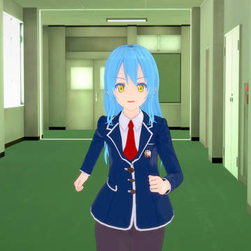 廊下で走ってたら怒られました。