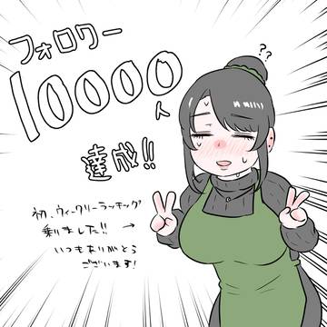 10000フォロワー達成しました!