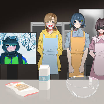 動画で描いたイラスト🍰