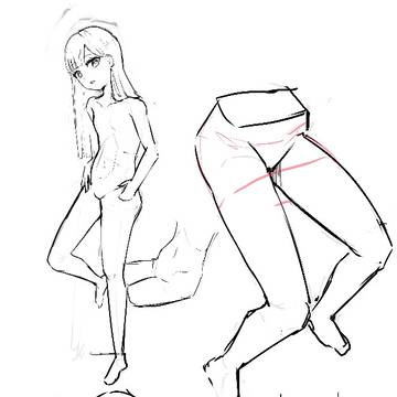 Anatomy Gesture Drawing Day14