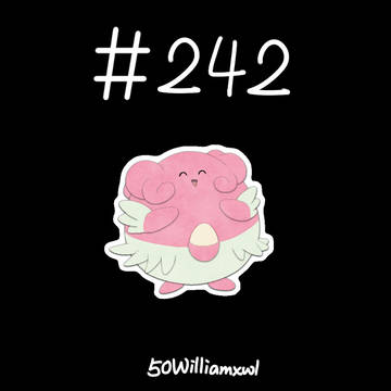 切り紙ポケモン ハピナス #242